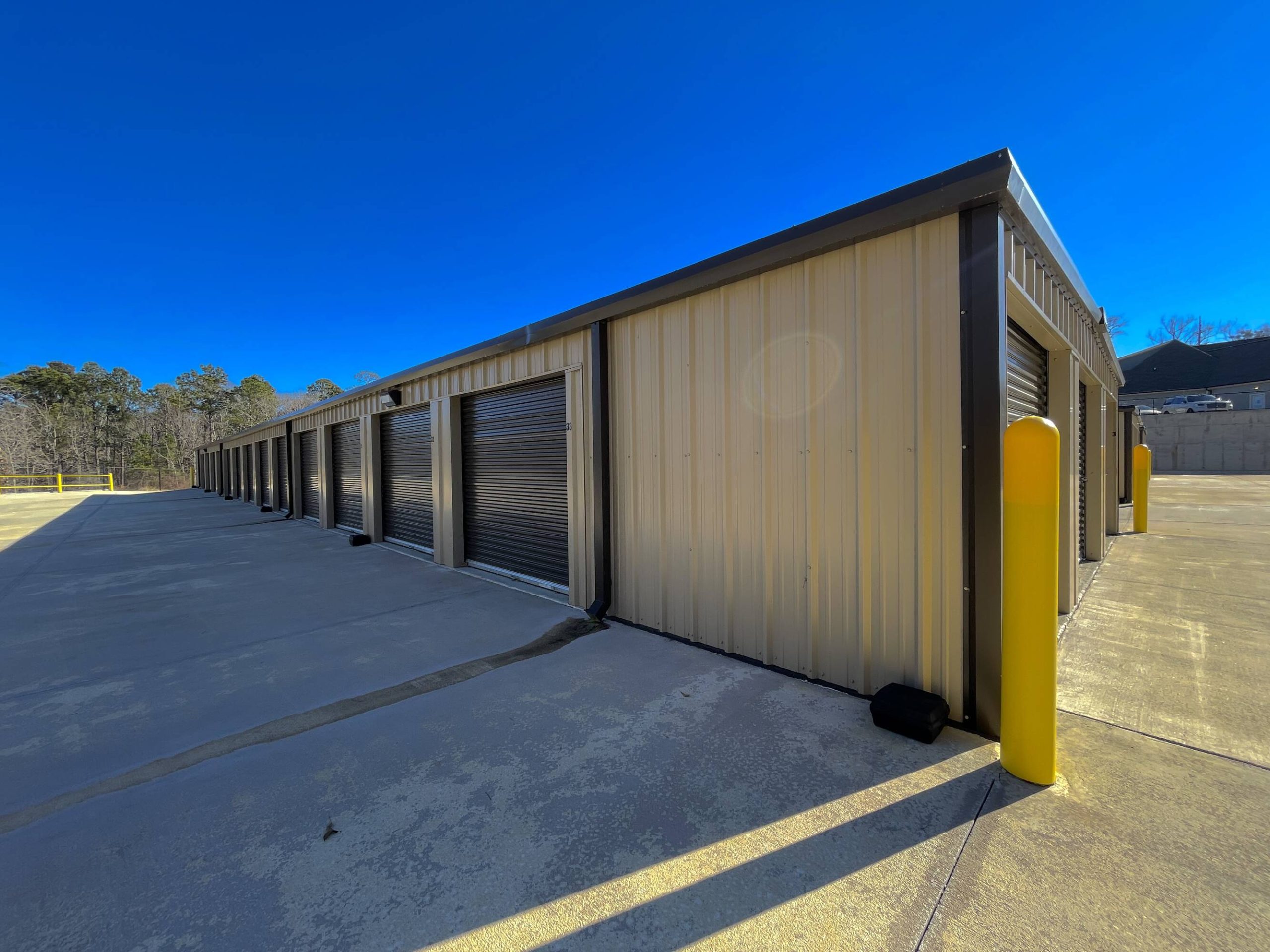 Exterior view of storage facility